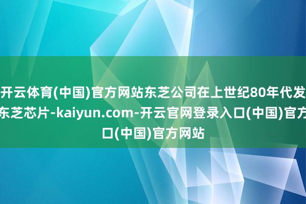 开云体育(中国)官方网站东芝公司在上世纪80年代发明了东芝芯片-kaiyun.com-开云官网登录入口(中国)官方网站