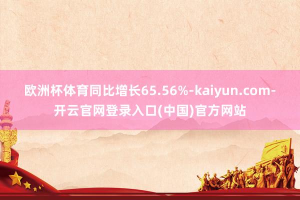 欧洲杯体育同比增长65.56%-kaiyun.com-开云官网登录入口(中国)官方网站
